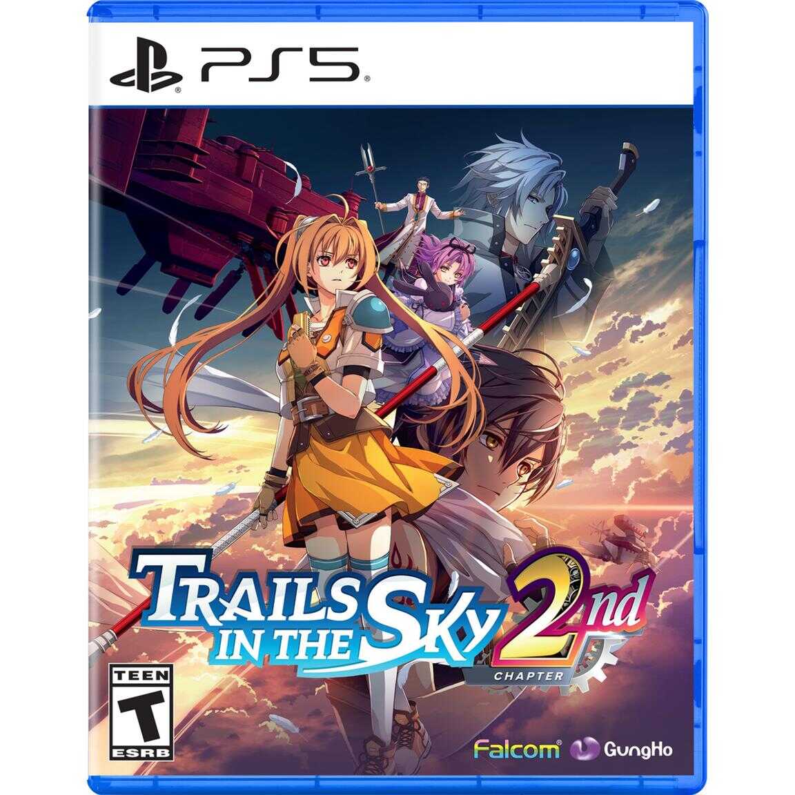 Trails in the Sky 2nd Chapter game cover for PS5 with characters and artwork.