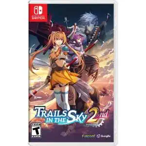 Trails in the Sky 2nd Chapter game cover for Nintendo Switch with anime characters.