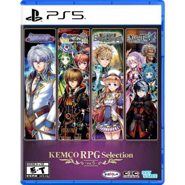 Cover art of KEMCO RPG Selection Vol. 5 for PlayStation 5 console.