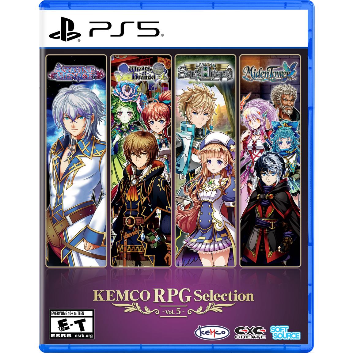 Cover art of KEMCO RPG Selection Vol. 5 for PlayStation 5 console.