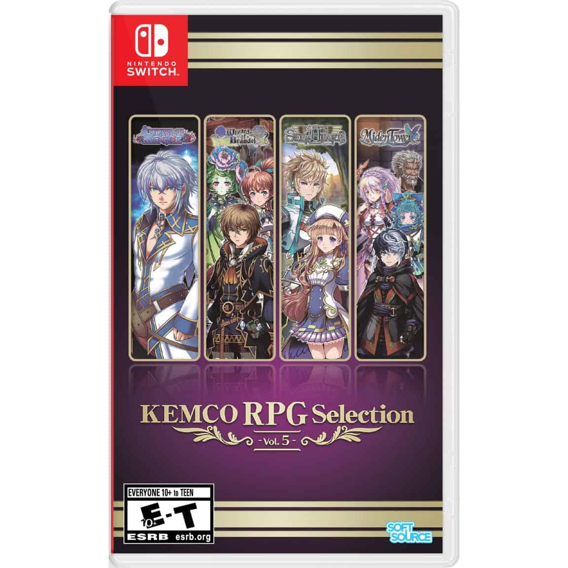 Nintendo Switch game cover featuring KEMCO RPG Selection Vol. 5 for Nintendo Switch.