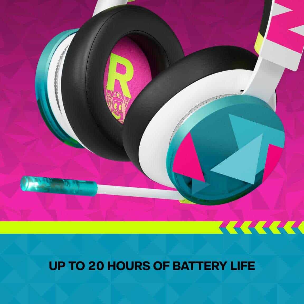 Wireless gaming headset with colorful design for Xbox Series X.