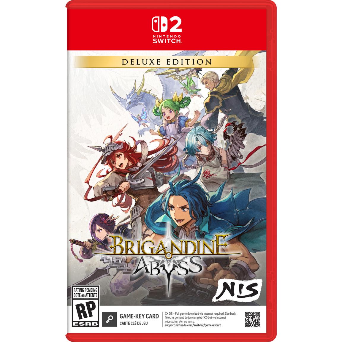 Bravely Default II Nintendo Switch game cover featuring fantasy characters and vibrant artwork.