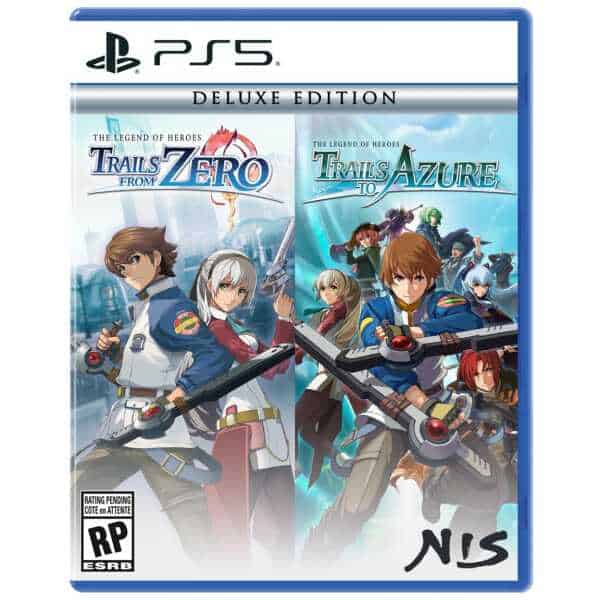 Gameware PS5 Deluxe Edition cover art for Trails from Zero and Azure.