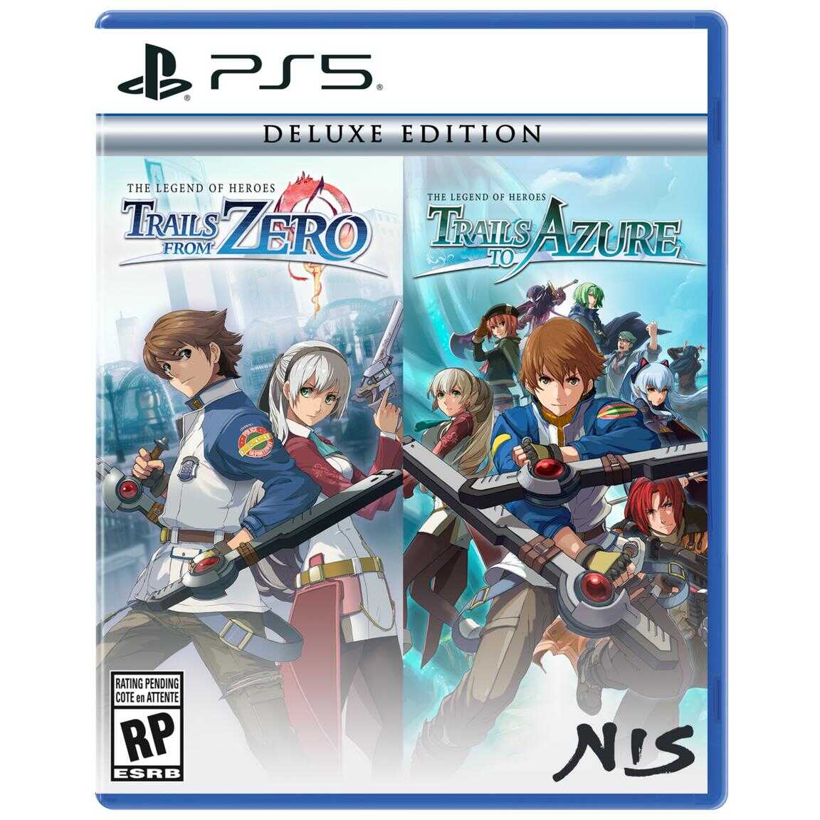 Gameware PS5 Deluxe Edition cover art for Trails from Zero and Azure.