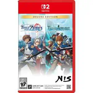 Gameware Deluxe Edition Nintendo Switch game cover with characters from Trails from Zero and Azure.