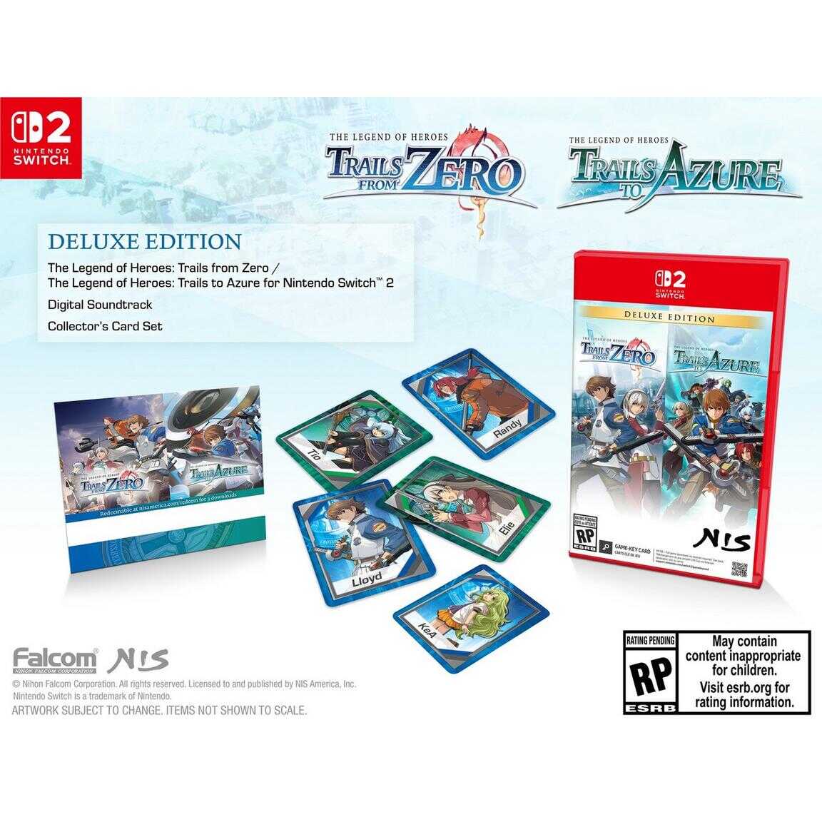 Gameware Deluxe Edition for Nintendo Switch with game cards and artwork.