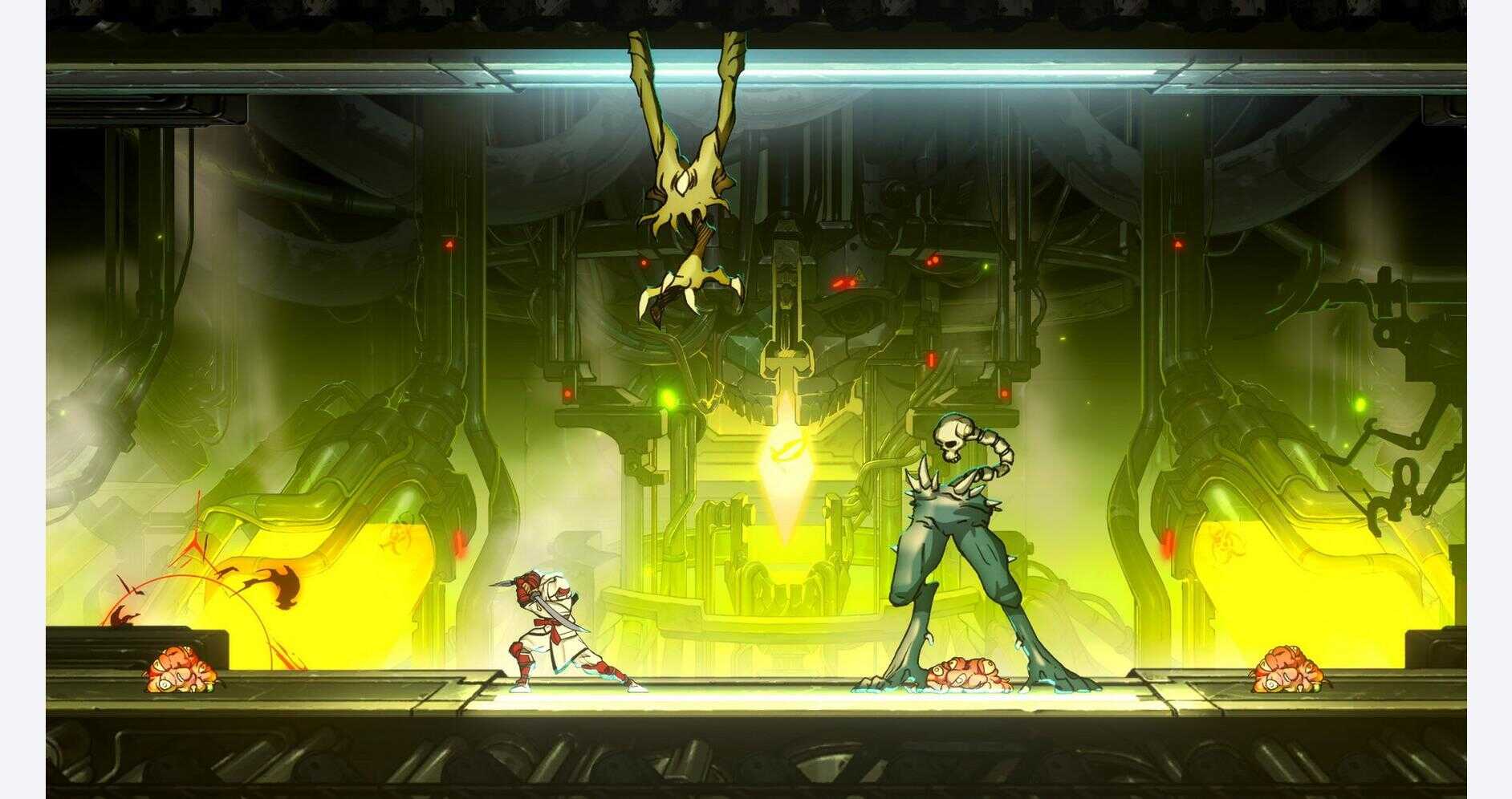Gameplay scene from Shinobi: Art of Vengeance Deluxe Edition with ninja characters.