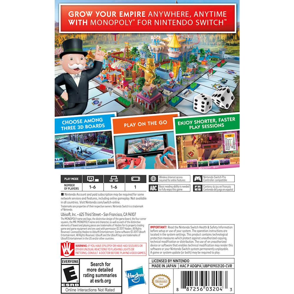 Monopoly for Switch Games - Gameware