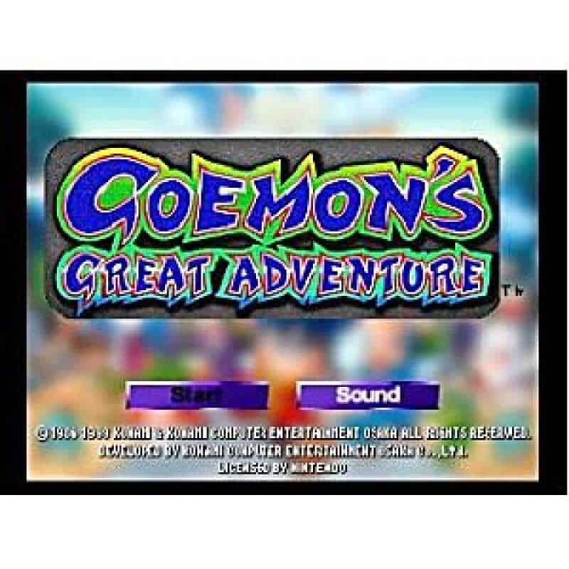 Goemon's Great Adventure - Gameware