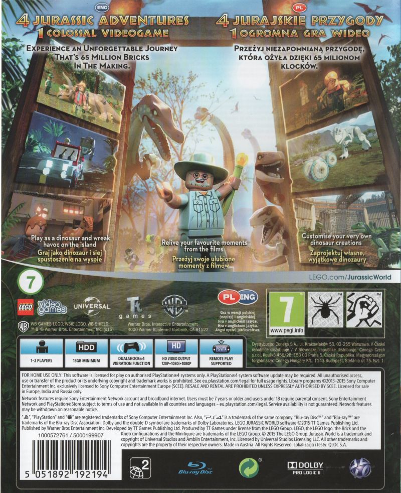 lego jurassic world pc cannot remap player 2 drop in