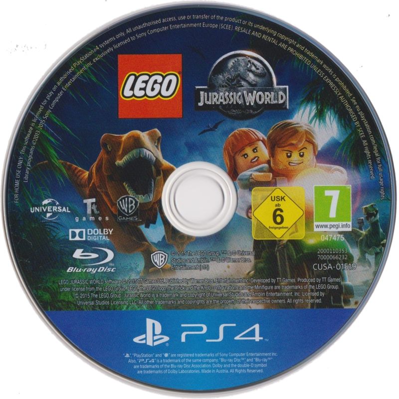 LEGO Jurassic World - PlayStation 4, PlayStation 4