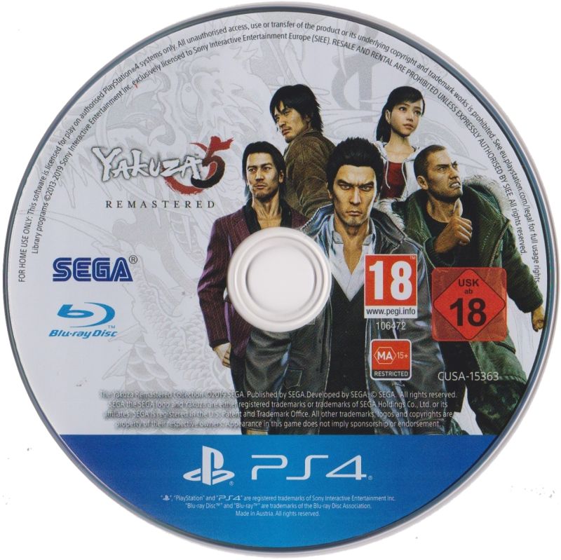 Yakuza: Remastered Collection PS4