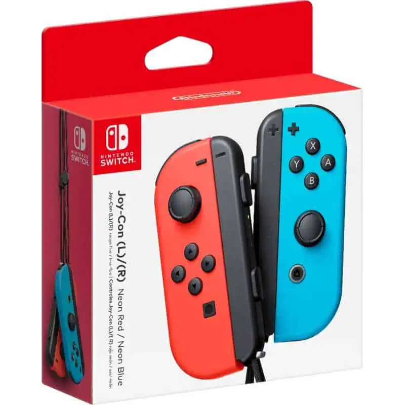 Nintendo Switch Joy-Con (L)/(R) Wireless Controller Neon Red/Neon