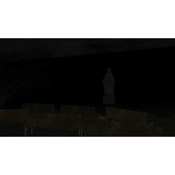 Eerie scene from Corpse Party 2: Darkness Distortion game.