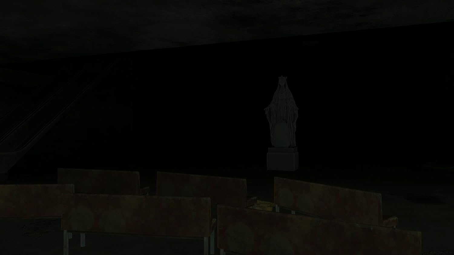 Eerie scene from Corpse Party 2: Darkness Distortion game.