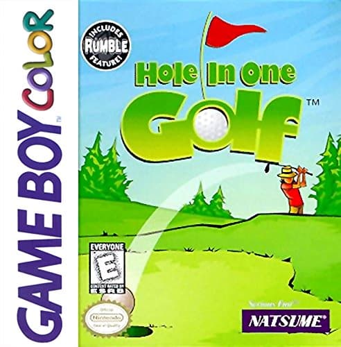 Classic mini-golf game for Game Boy Color with fun outdoor setting and colorful graphics.