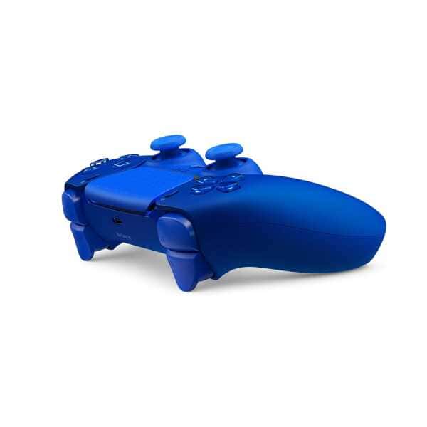 Blue Sony DualSense wireless controller for PlayStation 5.