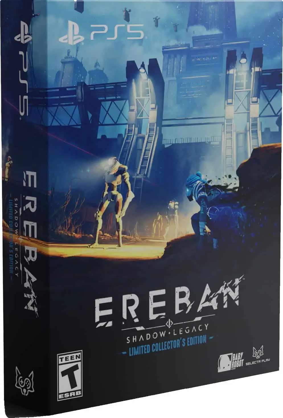 Ereban Shadow Legacy limited collector's edition game box for PS5.