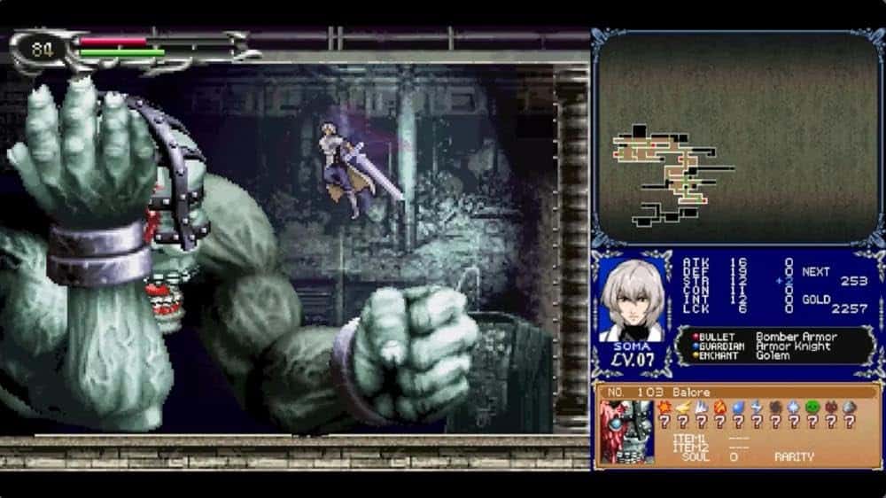 Epic boss fight scene from a dark fantasy video game showcasing intense combat and detailed pixel ar.