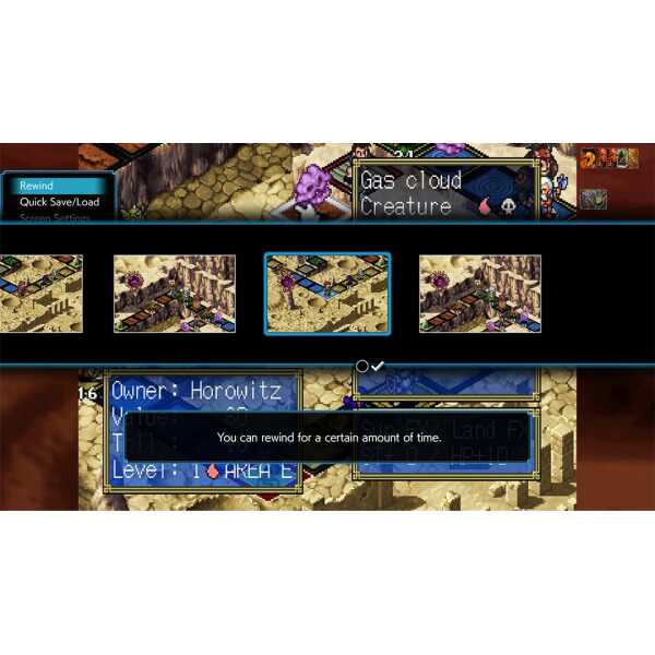 Screenshot from Culdcept The First Saturn Tribute showing gameplay and interface elements.