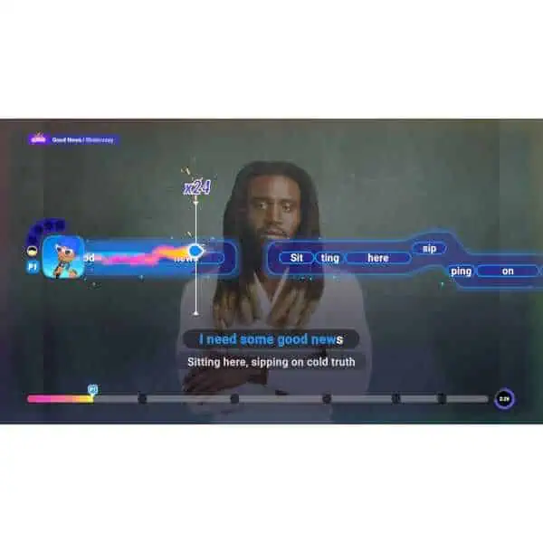 Digital communication illustration with chat bubbles and a man.