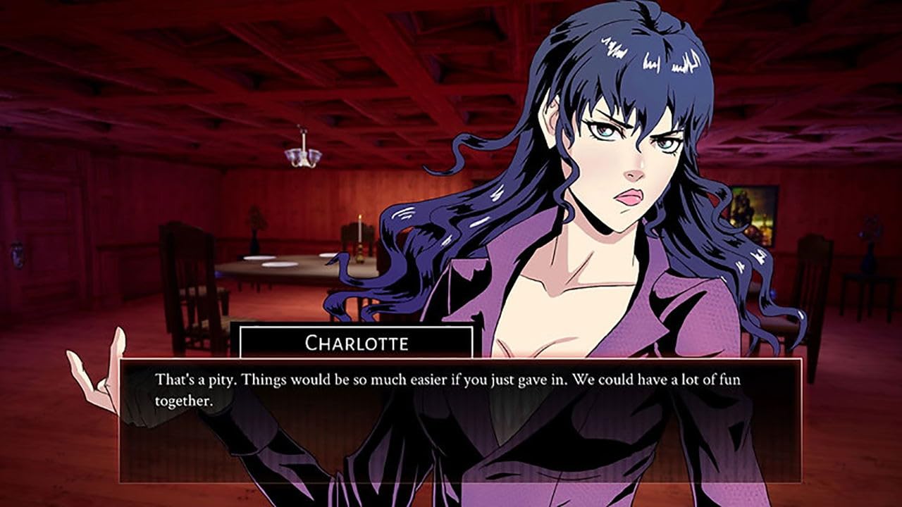 Version 1.0.0 High-quality game character illustration from Gameware, featuring a female character named Charlotte.