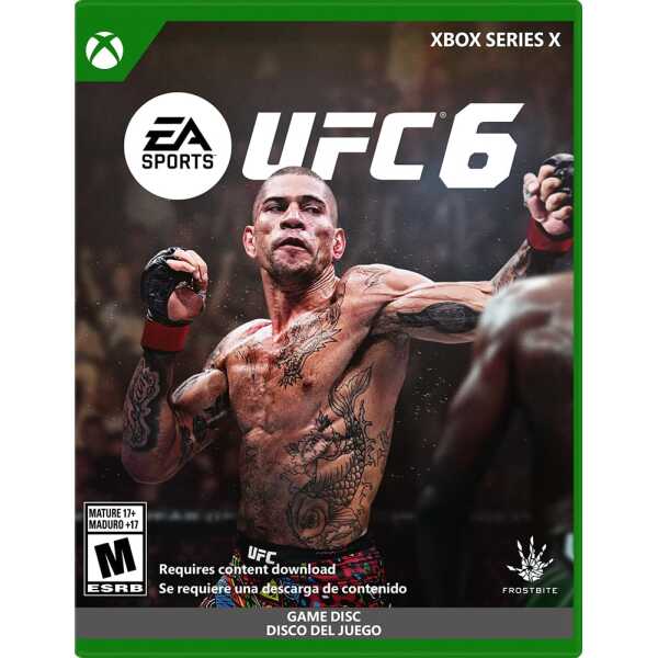 High-quality UFC 6 Xbox Series X game disc for immersive mixed martial arts experience.