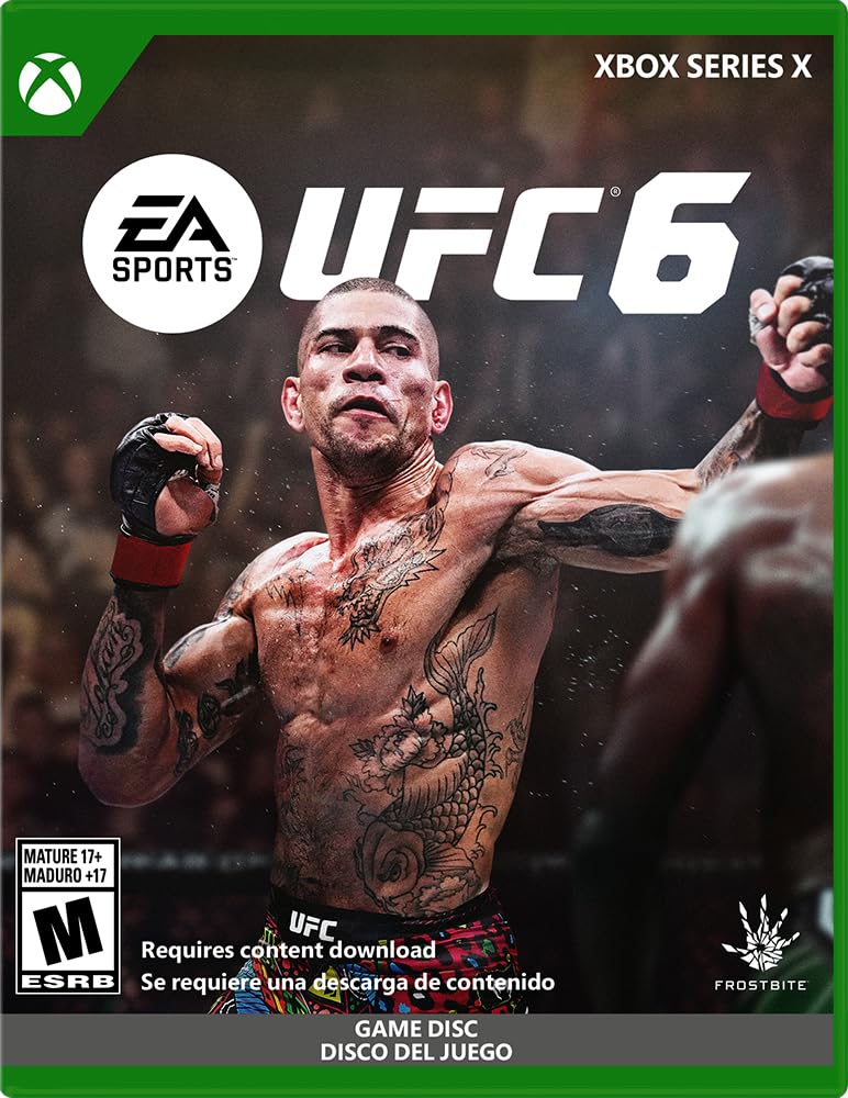 High-quality UFC 6 Xbox Series X game disc for immersive mixed martial arts experience.
