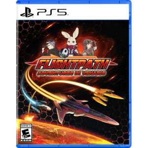 Explosive space combat game Flightpath Adventures in Venaris for PS5 with futuristic spacecraft and.