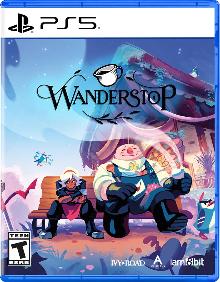 Exploring the whimsical world of Wanderstop on PS5 with vibrant characters and immersive gameplay.