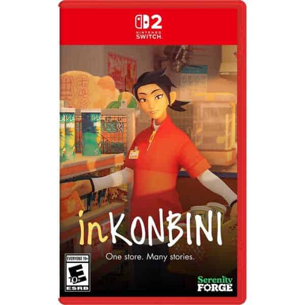 Nintendo Switch game cover for inKONBINI featuring a female character in a store setting.