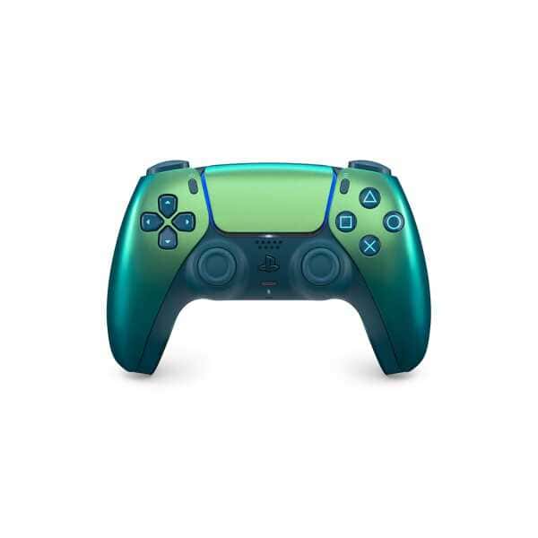 Gaming controller for PlayStation with ergonomic design.