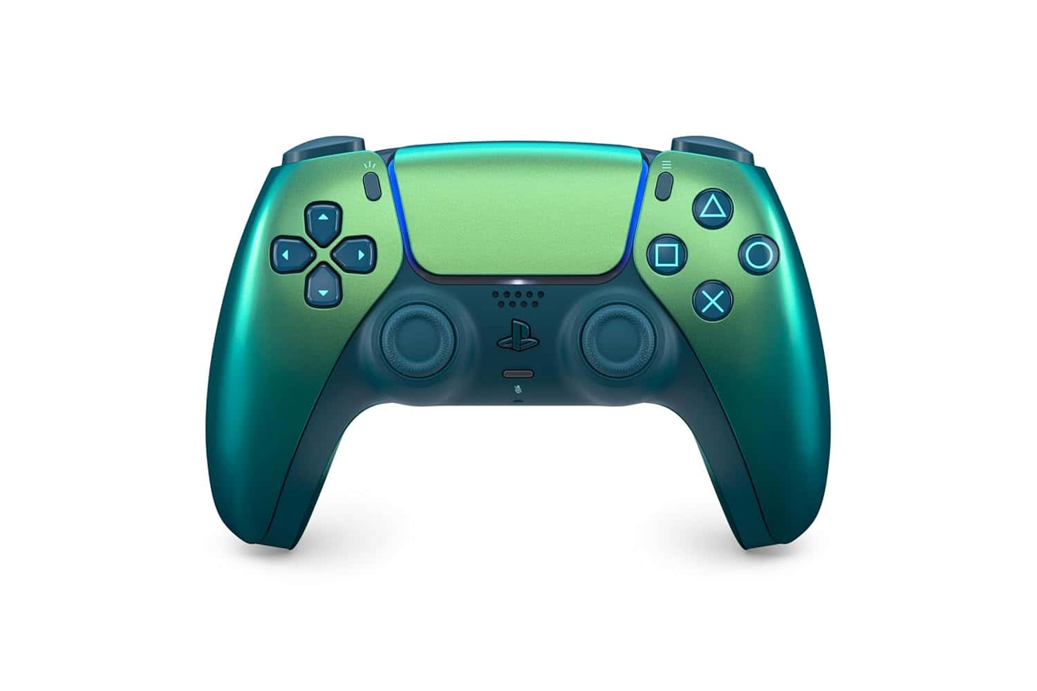 Gaming controller for PlayStation with ergonomic design.