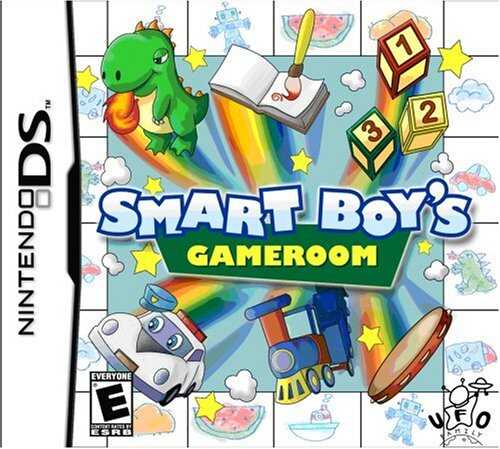 Smart Boy's Gameroom Nintendo DS game cover with colorful cartoon characters and toys.