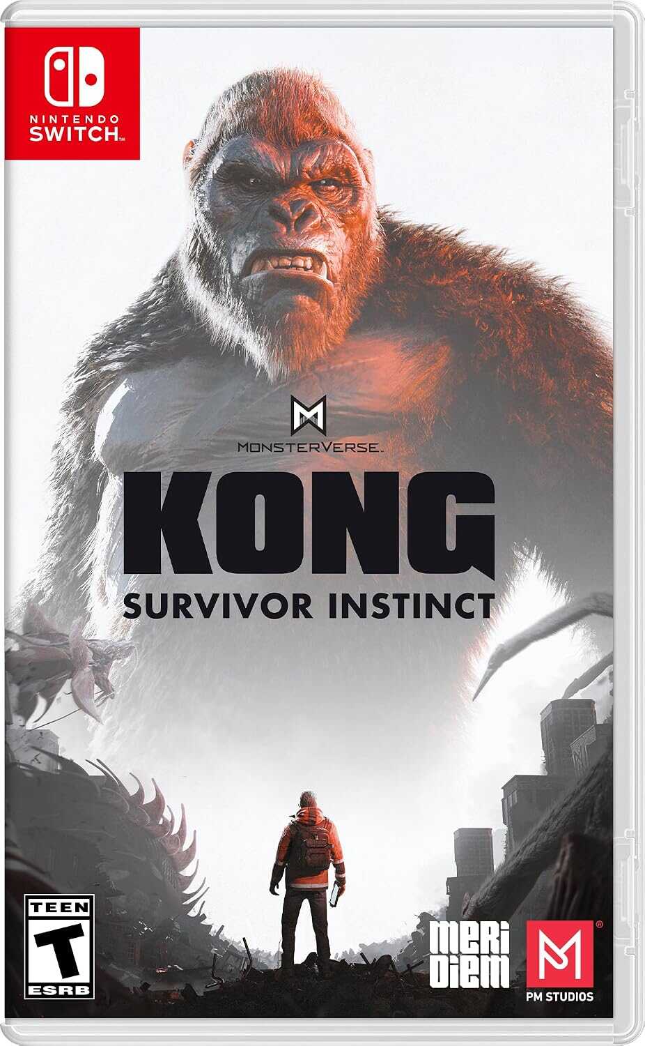Survivor Instinct game cover with Kong and a human character.