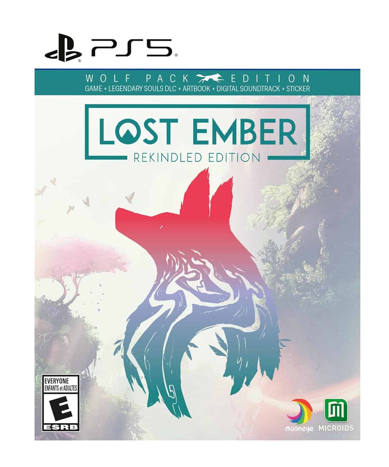 Lost Ember Wolf Pack Edition game cover with artwork and title.