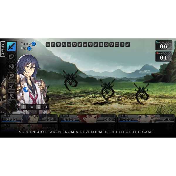 Epic battle scene from Saviors of Sapphire Wings & Stranger of Sword City game, showcasing fantasy c.