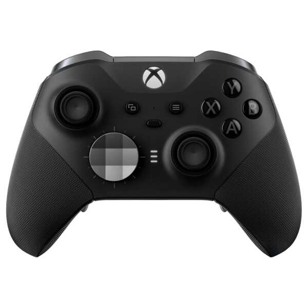 Black Xbox Series X Elite Series 2 wireless controller for gaming.