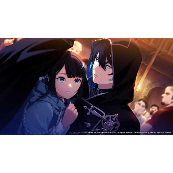 Anime characters from Gameware at a lively event, detailed and vibrant scene.