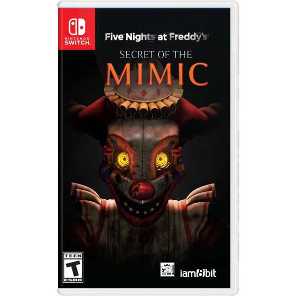 Five Nights at Freddy's: Secret of the Mimic game cover for Nintendo Switch.