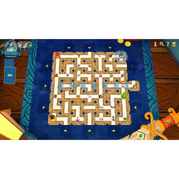 An intricate maze game with colorful pathways and obstacles for engaging gameplay.