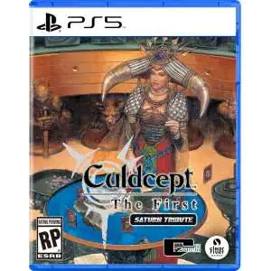 Culdcept The First Saturn Tribute game cover for PS5 with fantasy character and game title.