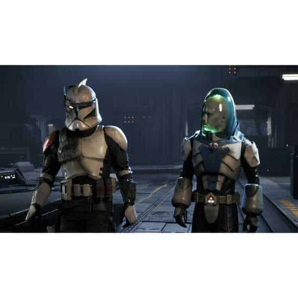 Two clone troopers from Star Wars: Zero Company in a sci-fi setting.