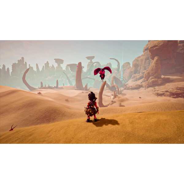 Ancient KAKU seal in a surreal desert landscape from the game.