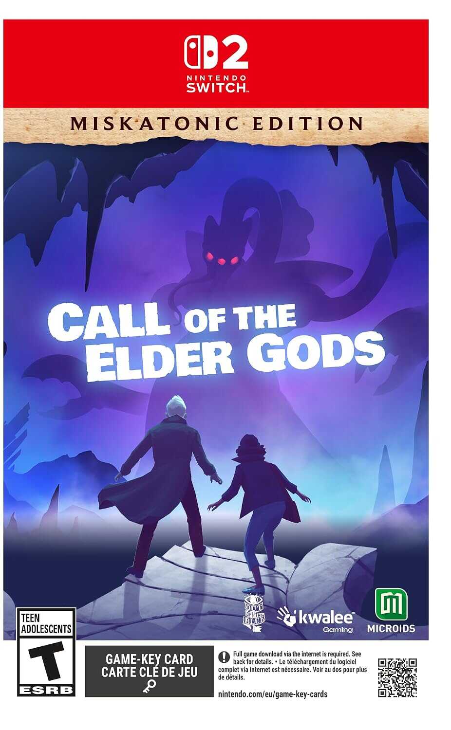 Cover art for Call of the Elder Gods Miskatonic Edition for Nintendo Switch.