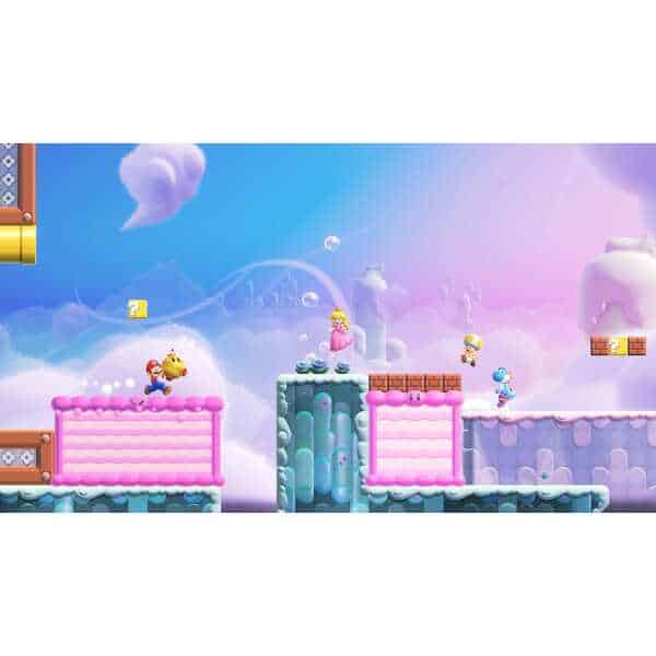 Super Mario Bros. Wonder gameplay on Nintendo Switch 2 at Bellabel Park meetup.