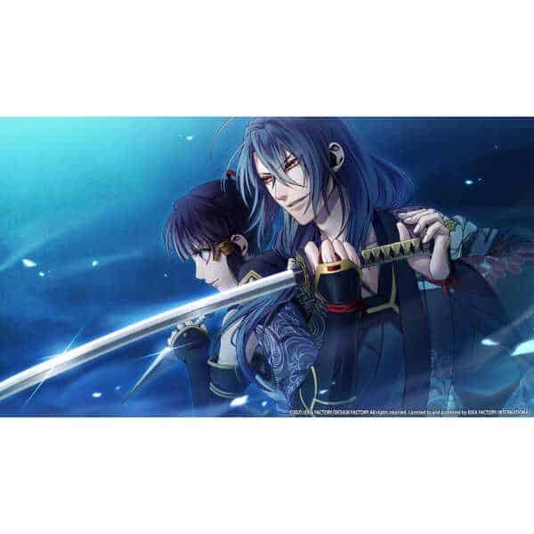 Homura wielding a katana from the game "Homura: The Crimson Warriors".