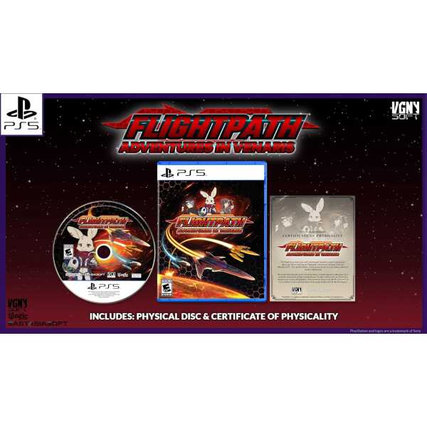 PS5 game Flight Path: Adventures in Venaris with physical disc and certificate.