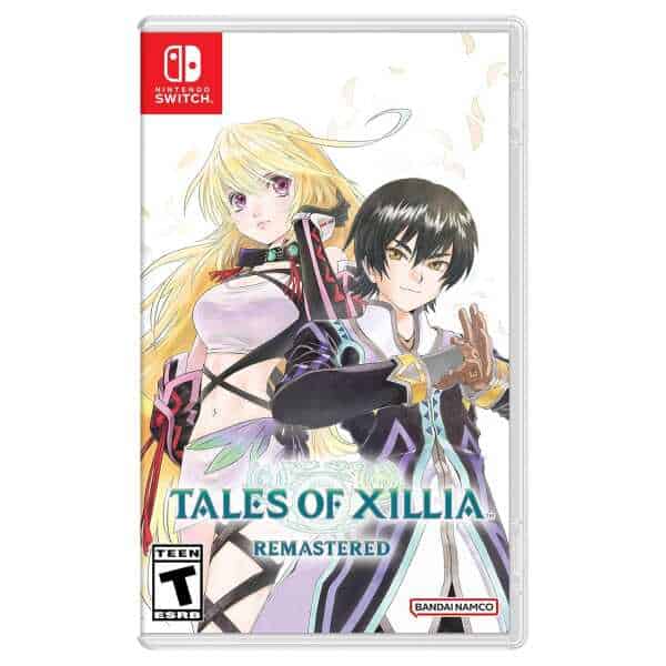 Remastered Tales of Xillia game cover for Nintendo Switch, featuring characters Jude and Milla.